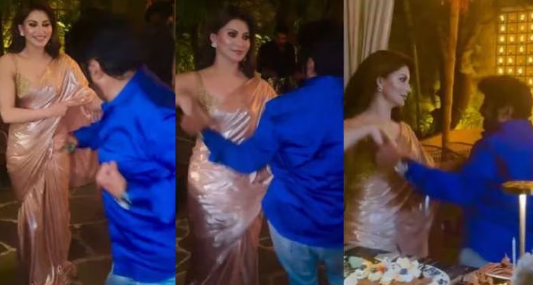 ఊర్వశి రౌతేలాతో బాలకృష్ణ స్టెప్పులు... వీడియో వైరల్ 