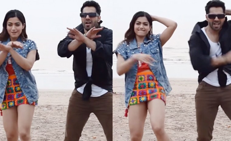 'అర‌బిక్ కుత్తు' కి అదిరిపోయే స్టెప్పులు వేసిన రష్మిక 