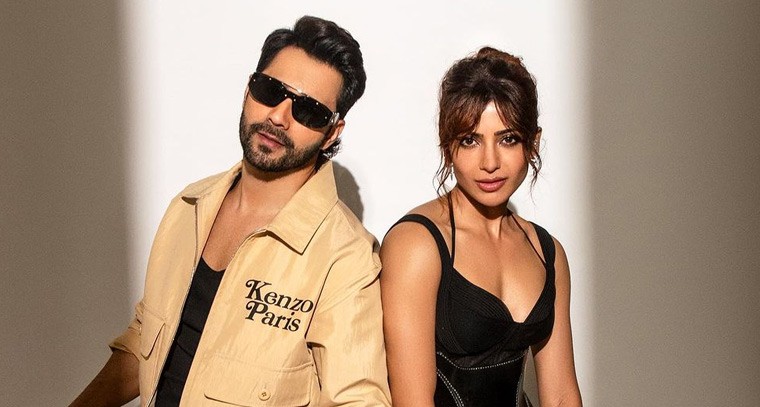 సూపర్ స్టైలిష్ గా వరుణ్ ధావన్ ,సమంత .. పిక్స్ వైరల్ 