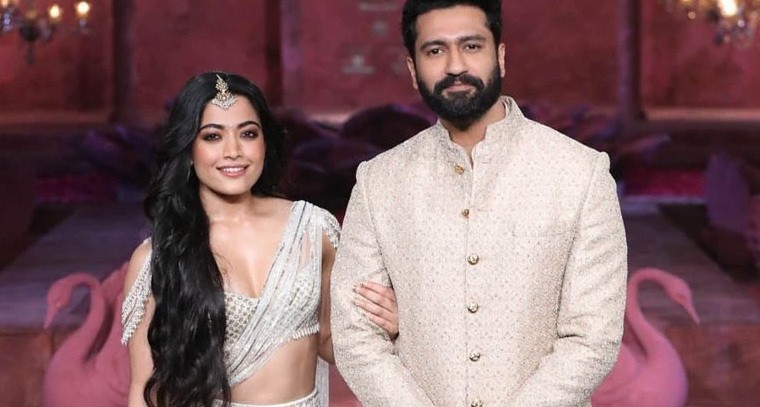 విక్కీ కౌశల్ మరియు రష్మిక మందన్న రాంప్ వాక్ !