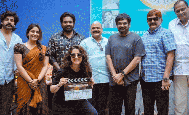 షూటింగ్ ని ప్రారంభించిన పూరి జగన్నాద్ - విజయ్ సేతుపతి చిత్రం