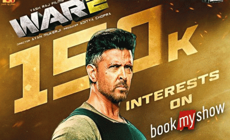 బుక్ మై షోలో 'వార్ 2' సెన్సేషన్