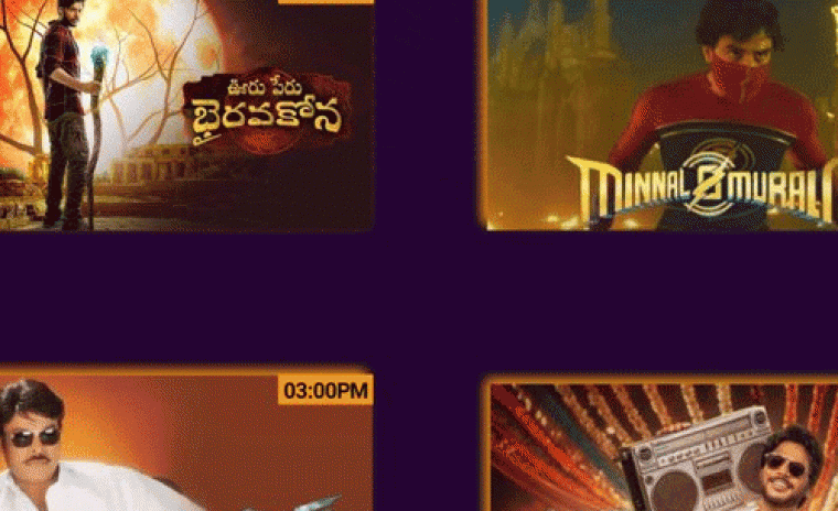 జీ తెలుగులో సండే స్పెషల్ మూవీస్ 