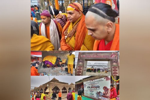 Maha Kumbh: Saints perform 'yagya' to promote cow protection, Sanatan Dharma