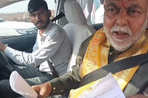 After 'begging' remark, Prahlad Patel's use of abusive word sparks fresh controversy