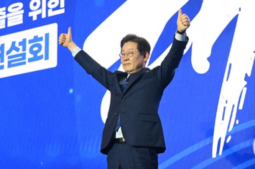 South Korea: Democratic Party Presidential candidate Lee keeps wide lead in opinion polls