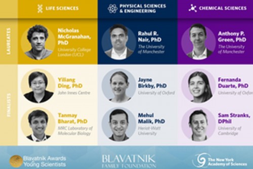 3 Indians win UK's prestigious Blavatnik Awards for Young Scientists