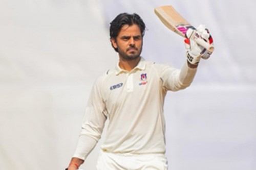Century celebration reflects the journey back to form in red ball, says Nitish Rana on cryptic celebration