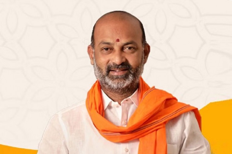 Congress dharna is for Muslim reservation, says MoS Bandi Sanjay