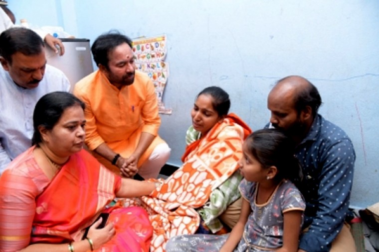 Kishan Reddy announces Rs 2 lakh for family of child mauled to death by stray dogs