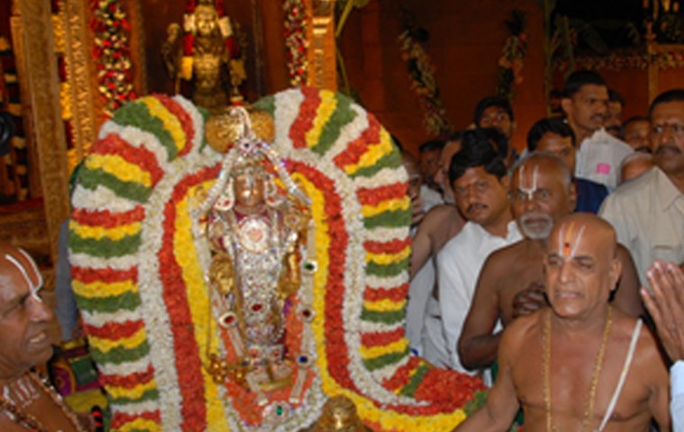 People throng temples in Telugu states on first day of 2025