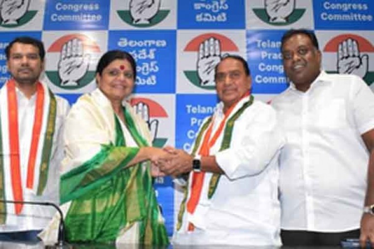 Another jolt to BRS as ex-Telangana minister joins Congress