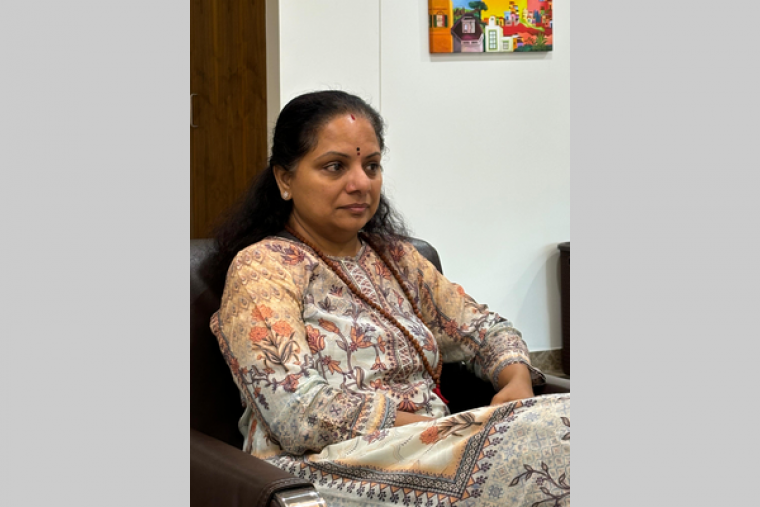 BRS leader Kavitha admitted to hospital for tests