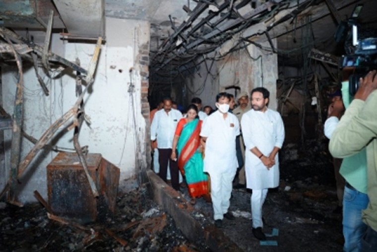 Take action against those responsible for fire accidents: Kishan Reddy