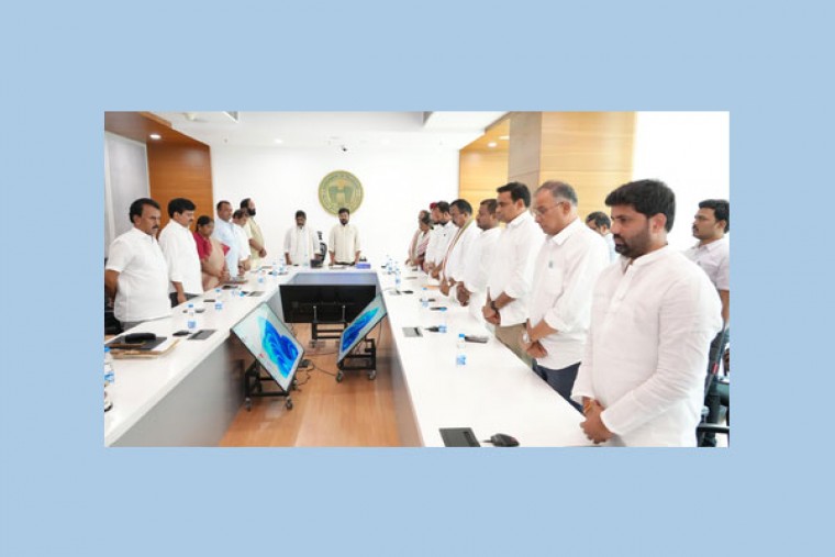 Telangana CM, ministers pay homage to victims of Pahalgam terror attack