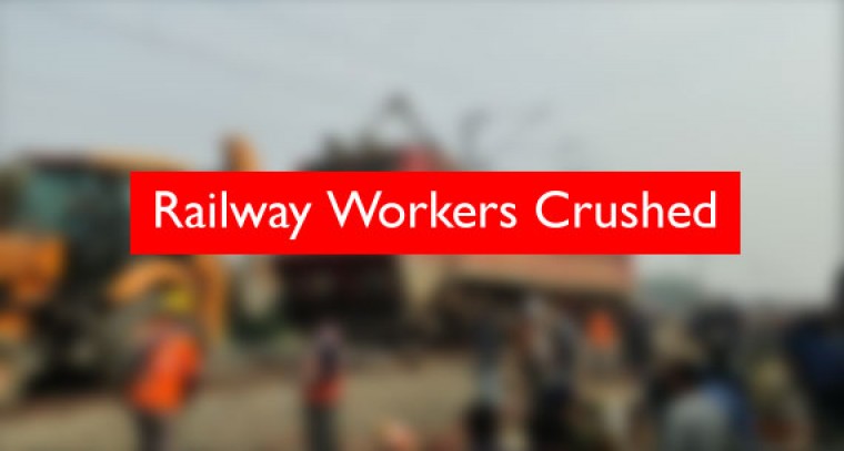 Railway Workers Crushed Under Train