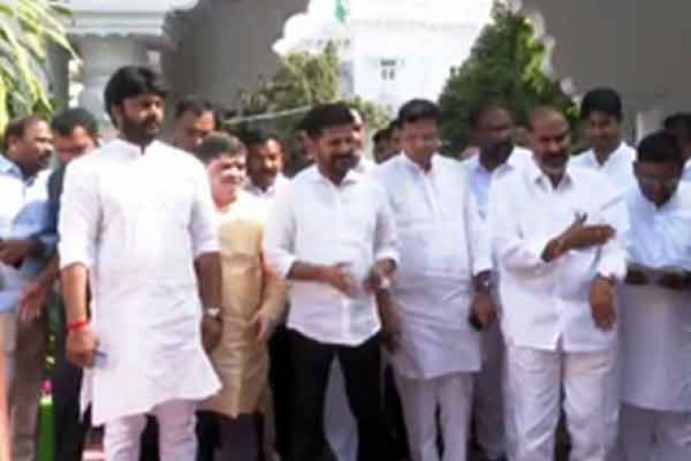 Telangana CM, legislators leave for Medigadda barrage