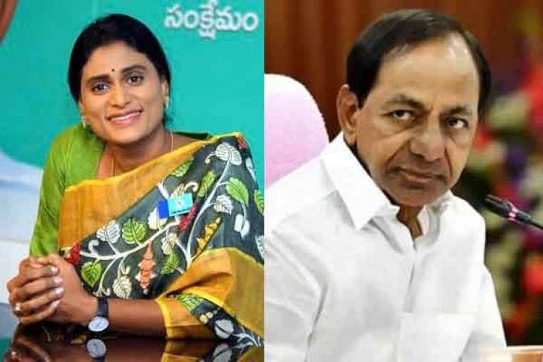 Sharmila dares KCR to walk for a day with her