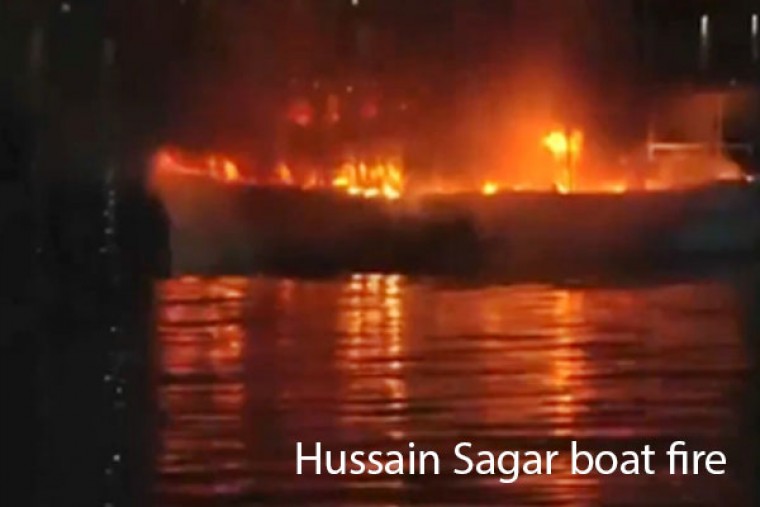 Injured youth in Hussain Sagar boat fire succumbs