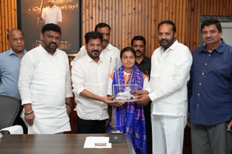 Telangana CM assures all support to archer Chikitha Taniparthi to aim for Olympic medals