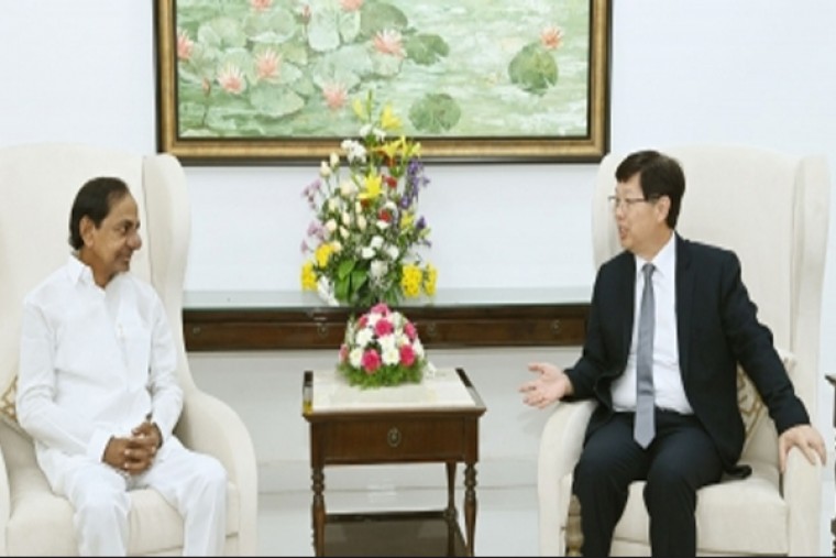 Foxconn committed to set up plant in Telangana, CEO tells CM