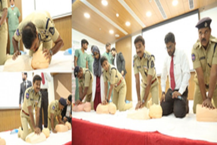 Over 2,600 cops undergo CPR training in Hyderabad