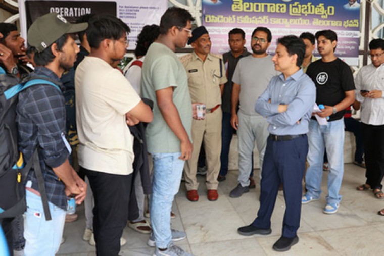 Telangana Citizens Flock to Delhi Bhavan Amid Border State Tensions