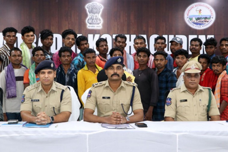 38 Maoists surrender in Telangana district bordering Chhattisgarh