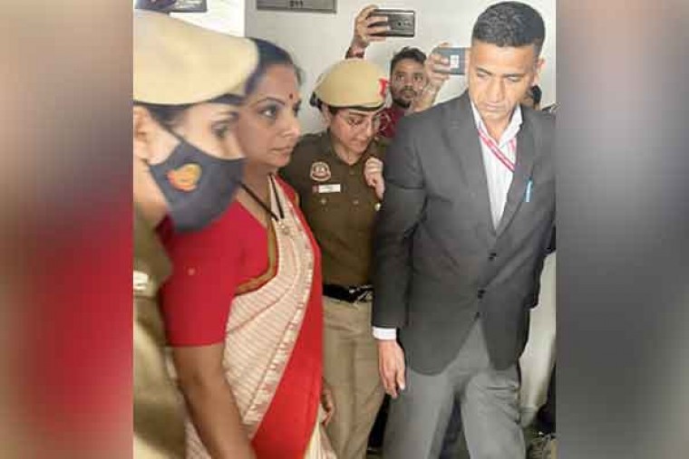 Delhi excise policy case: ED raids at premises of BRS leader Kavitha's close relatives