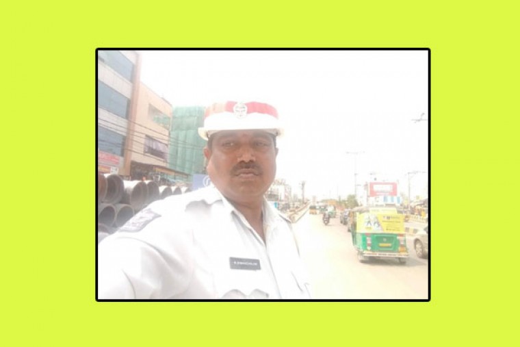 Traffic home guard killed as truck runs amok in Hyderabad