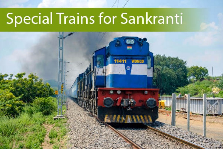 South Central Railway Announces Special Trains for Sankranti Festival Rush Between Hyderabad and Kakinada