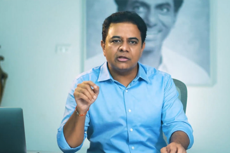 KTR sends legal notice to Telangana minister for defamation