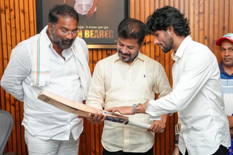 Cricketer Tilak Varma calls on Telangana CM Revanth Reddy