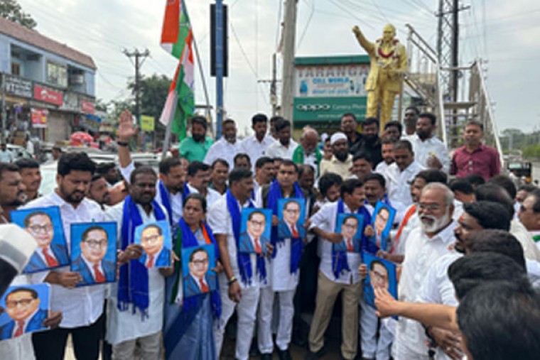 Congress rally in Hyderabad demands Amit Shah's removal from Union Cabinet
