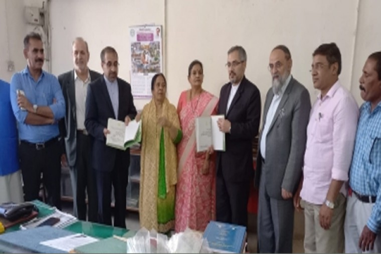 Iranian Ambassador reviews conservation of Persian records at Telangana Archives