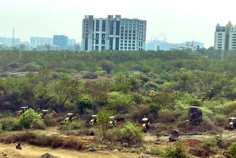 Centre asks Telangana for report on land clearing near Hyderabad University