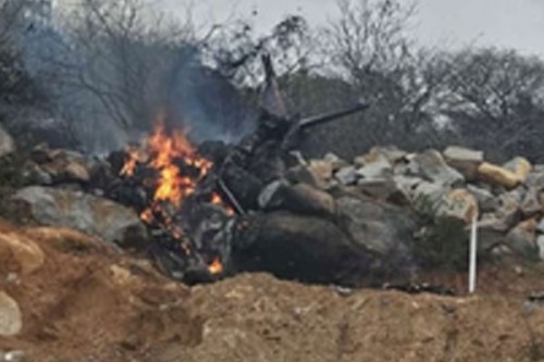 Two pilots killed as IAF trainer aircraft crashes near Hyderabad