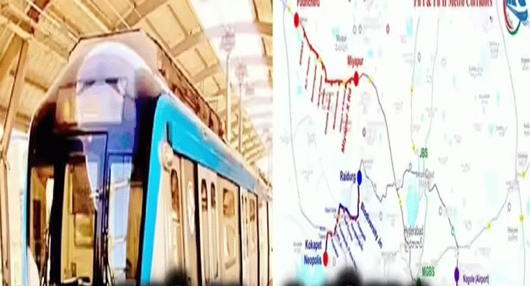 మెట్రో మూడో దశ విస్తరణ.. 178.3 కి.మీ వరకు