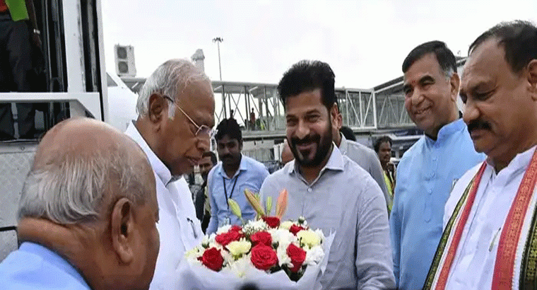 తెలంగాణ మంత్రి వర్గ విస్తరణ.. ఖర్గేను కలిసిన ఆశావహులు