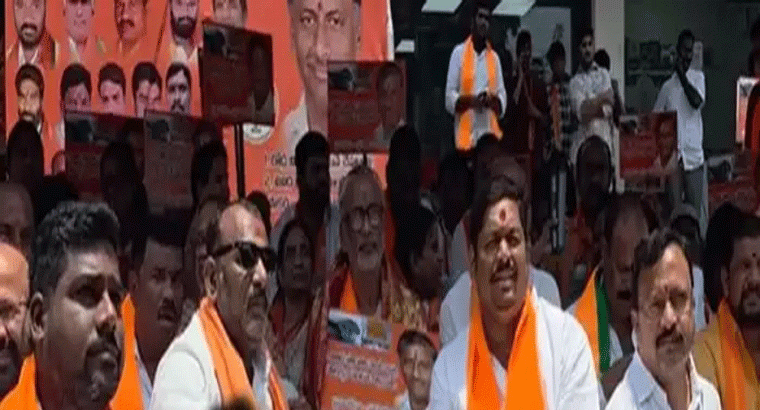 చర్లపల్లి రైల్వే టెర్మినల్ కనిపించడం లేదా..?,,, బీజేపీ