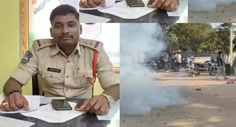 ఏసీబీకి చిక్కిన ఎస్సై.. టపాసులు కాల్చి సంబరాలు చేసుకున్న గ్రామస్తులు