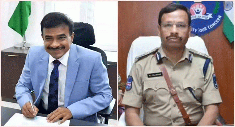 సజ్జనార్‌ను కంగ్రాట్స్ చెప్పిన సీవీ ఆనంద్