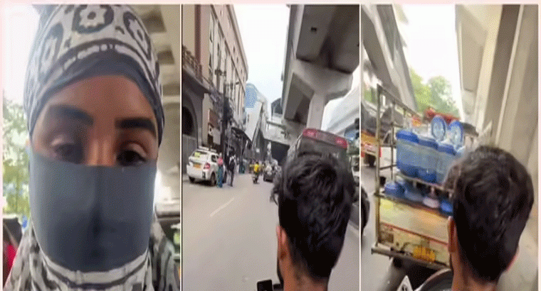 హైదరాబాద్ యువతి రాపిడో కష్టాలు,,,యువకుడి నిర్లక్ష్యపు డ్రైవింగ్