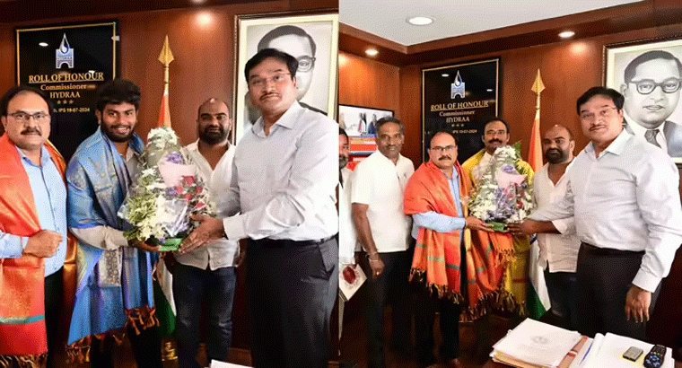 ర‌హ‌దారిని సాధించిన వారిని అభినందించిన హైడ్రా క‌మిష‌న‌ర్