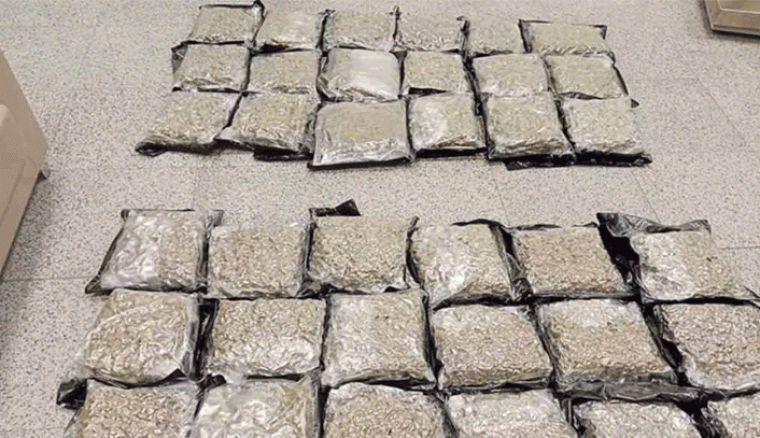 రూ.13 కోట్ల విలువైన గంజాయి శంషాబాద్‌ ఎయిర్‌పోర్టులో స్వాధీనం