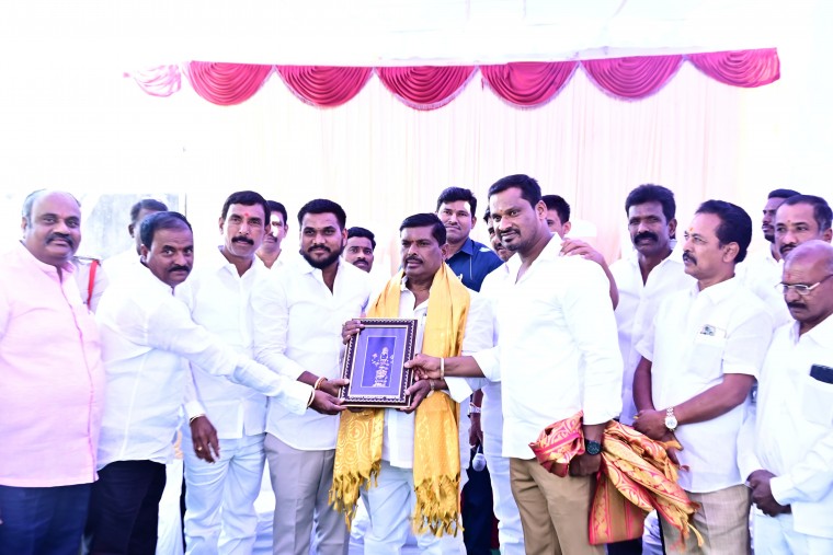 సుప్రజా హార్మోని విల్లాస్ లో ఏర్పాటుచేసిన సన్మాన సభకు పటాన్చెరు శాసనసభ్యులు గూడెం మహిపాల్ రెడ్డి