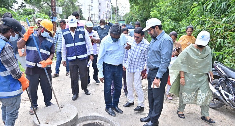 కావూరి హిల్స్ మురుగు సమస్యకు శాశ్వత పరిష్కారం

