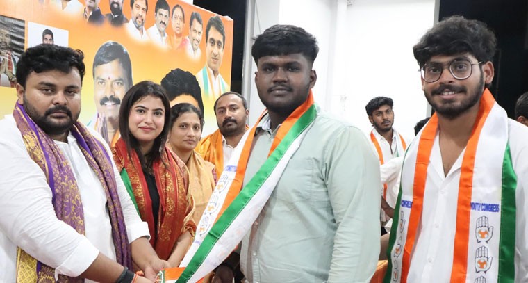 ఎల్. బి నగర్ నియోజకవర్గం యువజన కాంగ్రెస్ లోకి భారీ చేరికలు...