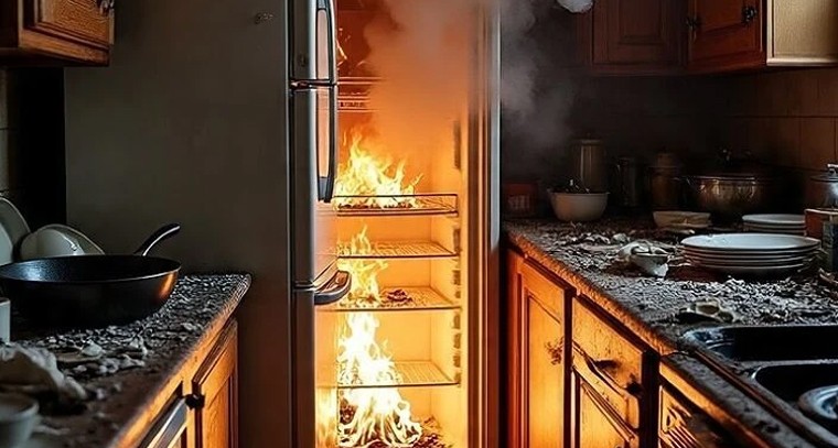 ఫ్రిజ్ పేలుడు దారుణం.. ధరూరు గ్రామంలో తల్లి-కొడుకు మరణాలు

