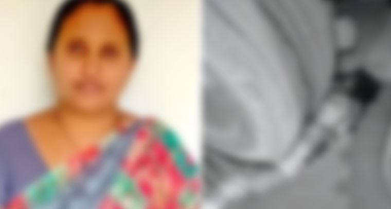 లారీ టైర్ల కింద నలిగిన ప్రాణం.. సీనియర్ అసిస్టెంట్ కుమారి మృతి